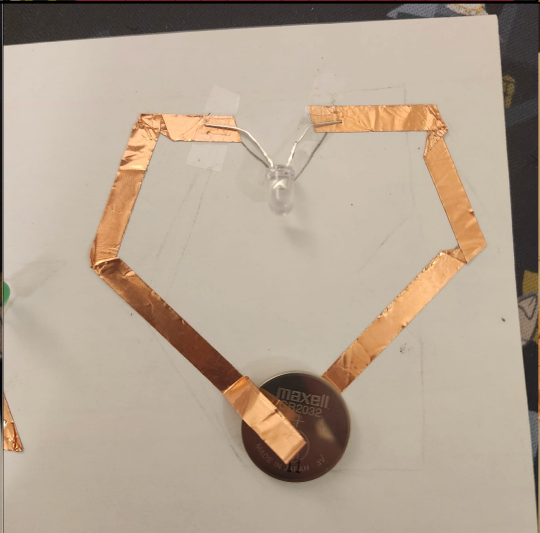 heart shape with battery