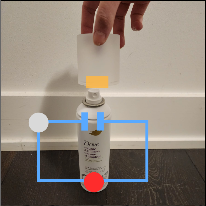 Dry shampoo unconnected