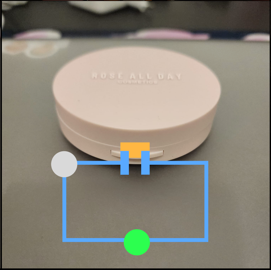 Compact powder connected