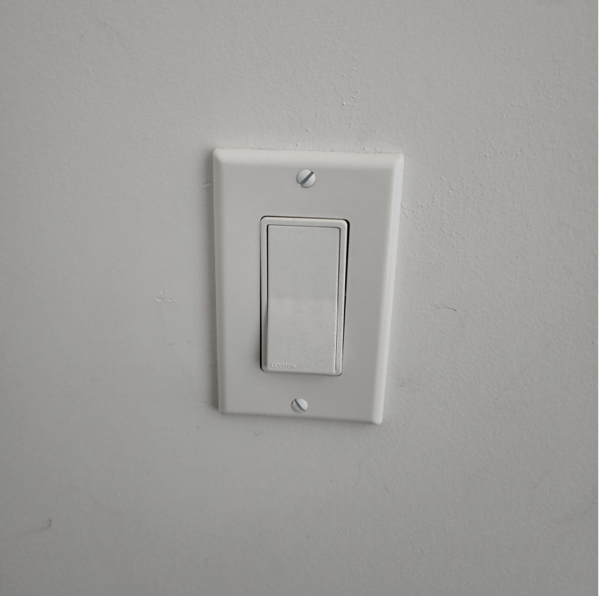 Light switch on and off