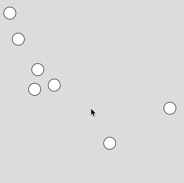 Sound plays and random shapes appear when a key is clicked