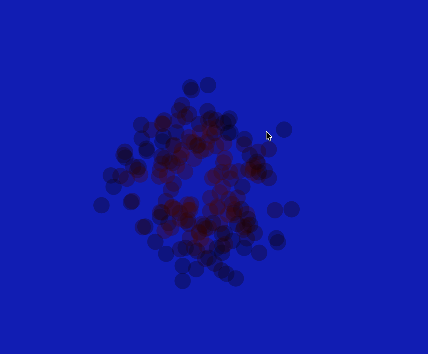 Mic reactive colours and particles