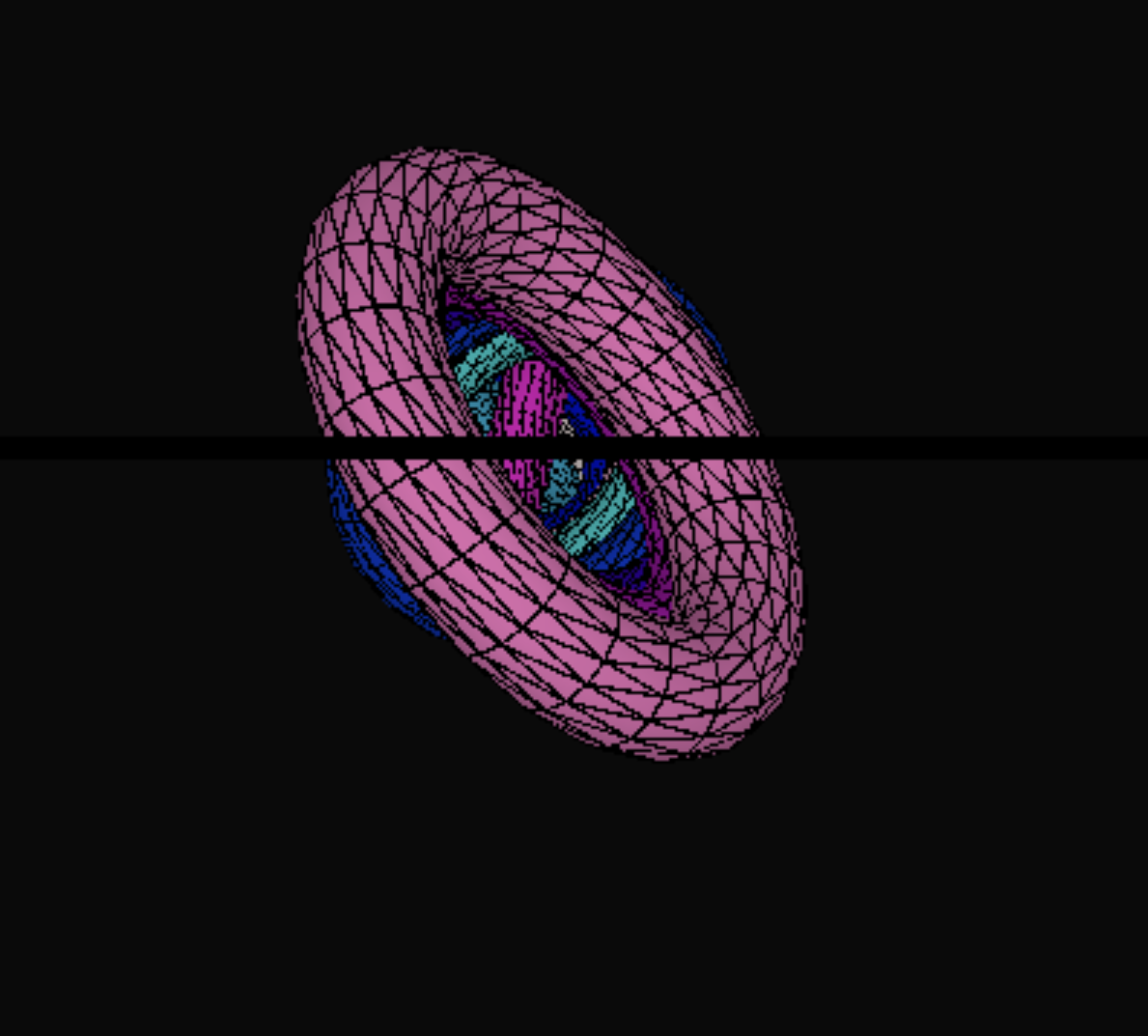 Dynamic 3d model trail