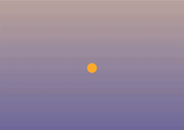 Sunset sunrise iteration with the trail