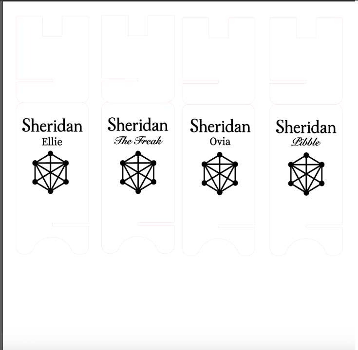 The group's laser cutting designs